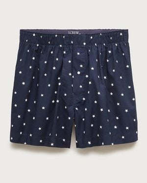 J.Crew Printed Boxers - Blue
