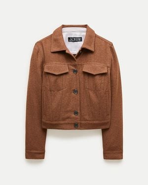 J.Crew Cropped Jacket - Brown