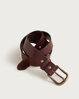 J.Crew Round-Buckle Jeans Belt - Black