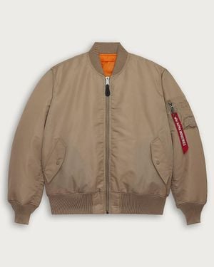 J.Crew Alpha Industries Ma-1 Heritage Bomber Jacket - Brown