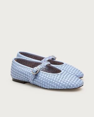 J.Crew Mary Jane Ballet Flats - Blue