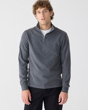 J.Crew Seaboard Soft-Knit Half-Zip Pullover - Gray