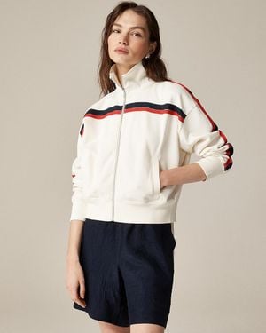 J.Crew Terry Full-Zip Track Jacket - Natural