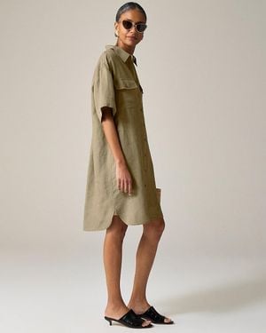 J.Crew Tall Utility Shirtdress - Natural