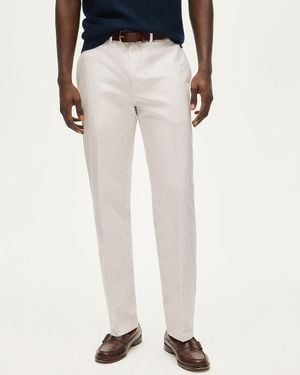 J.Crew Classic-Fit Oxford Creased Trouser - White
