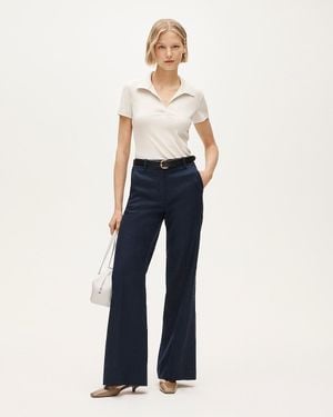 J.Crew Petite Carolina Flare Pant - Blue