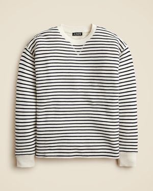 J.Crew Heritage Terry Relaxed Crewneck Sweatshirt - Multicolor