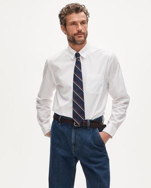 J.Crew English Silk Tie - White