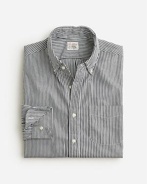 J.Crew Slim Untucked Secret Wash Cotton Poplin Shirt - Gray