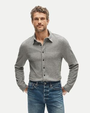J.Crew Lightweight Seaboard Soft-Knit Shirt - Gray