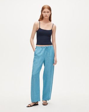 J.Crew Tall Soleil Pant - Blue