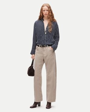 J.Crew Zoe Barrel Pant - Natural