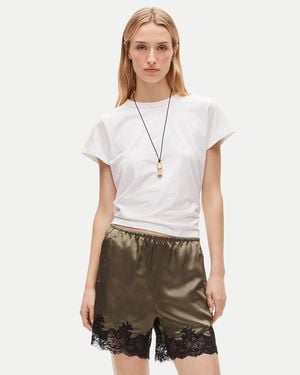 J.Crew Cosmo Lace-Trim Short - Natural