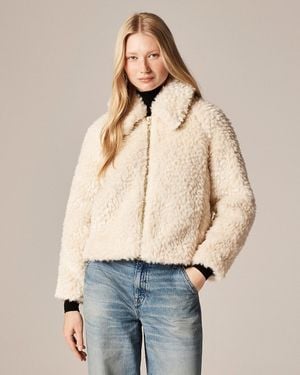 J.Crew Zip-Up Jacket - Natural
