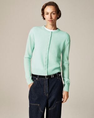 J.Crew Perfect Cashmere Cardigan - Green
