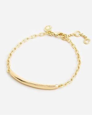 J.Crew Dainty-Plated Id Bracelet - Metallic