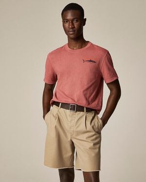 J.Crew Vintage-Wash Cotton Graphic T-Shirt - Multicolor