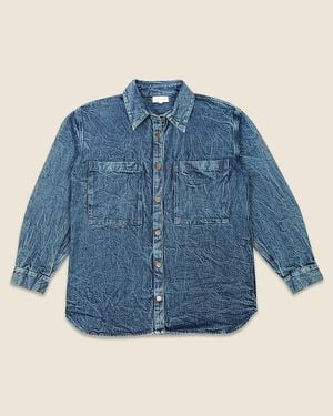 J.Crew Laude The Label Boyfriend Shirt - Blue