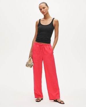 J.Crew Petite Soleil Pant - Red