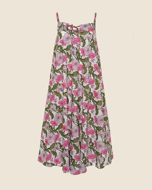 J.Crew Sz Blockprints Goa Dress - White