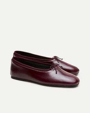 J.Crew Verona Ballet Flats - Purple