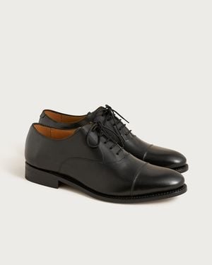 J.Crew Essex Cap Toe Oxfords - Black
