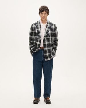 J.Crew Double-Breasted Blazer - Blue