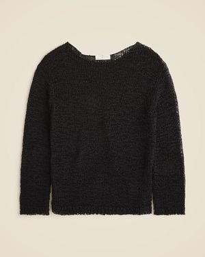 J.Crew Montauk Relaxed Sweater - Black