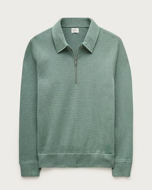 J.Crew Quarter-Zip Sweater - Green