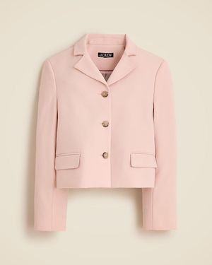 J.Crew Cropped Lady Blazer - Pink