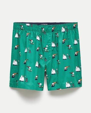 J.Crew Printed Boxers - Green