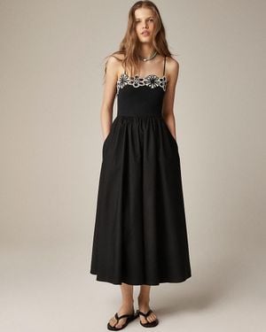 J.Crew Crochet Mixy Dress - Black