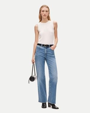 J.Crew Petite Slim-Wide Jean - Blue