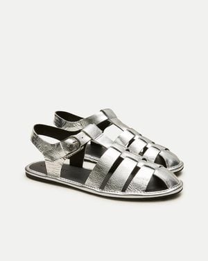 J.Crew Fisherman Sandals - Metallic