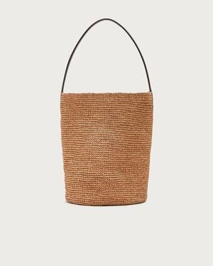 J.Crew Berkeley Handknotted Bucket Bag - Natural