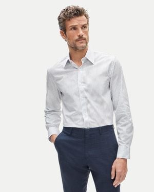 J.Crew Ludlow Premium Cotton Dress Shirt With Point Collar - White