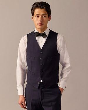 J.Crew Ludlow Slim-Fit Tuxedo Vest - Blue