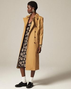 J.Crew New Long Icon Trench Coat - Natural