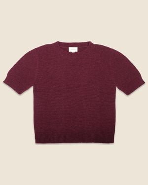 J.Crew Laude The Label Row Sweater-Tee - Red