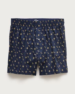 J.Crew Printed Boxers - Blue