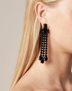 J.Crew Beaded Tassel Earrings - Natural