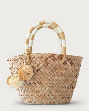 J.Crew Kayu Mini St. Tropez Tote - Natural