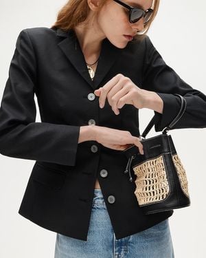 J.Crew Drawstring Bag - Black