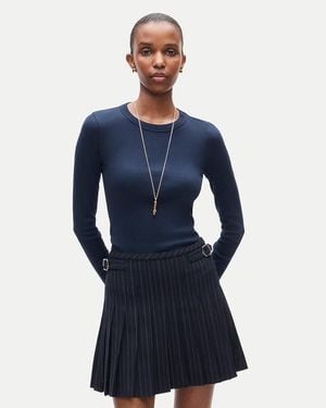 J.Crew New Perfect-Fit Long-Sleeve T-Shirt - Blue
