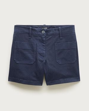 J.Crew Patch-Pocket Chino Short - Blue