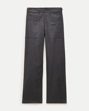 J.Crew Petite Zoe Barrel Pant With Utility Pockets - Gray
