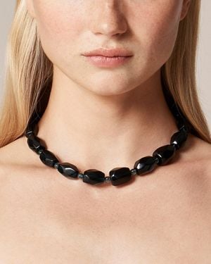J.Crew Faceted Crystal Collar Necklace - Natural