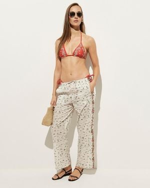 J.Crew Cotton Voile Beach Pant - Natural
