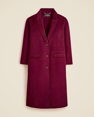J.Crew Tall Chiara Topcoat - Red
