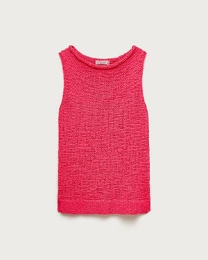 J.Crew Montauk Sweater-Tank - Pink